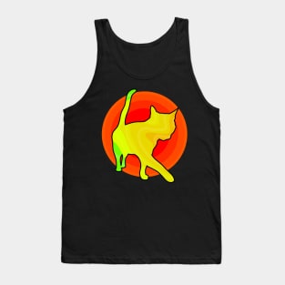 Color cat Tank Top